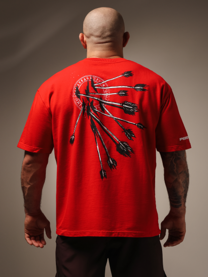 Oversized St. Sebastian T-shirt Roast Red
