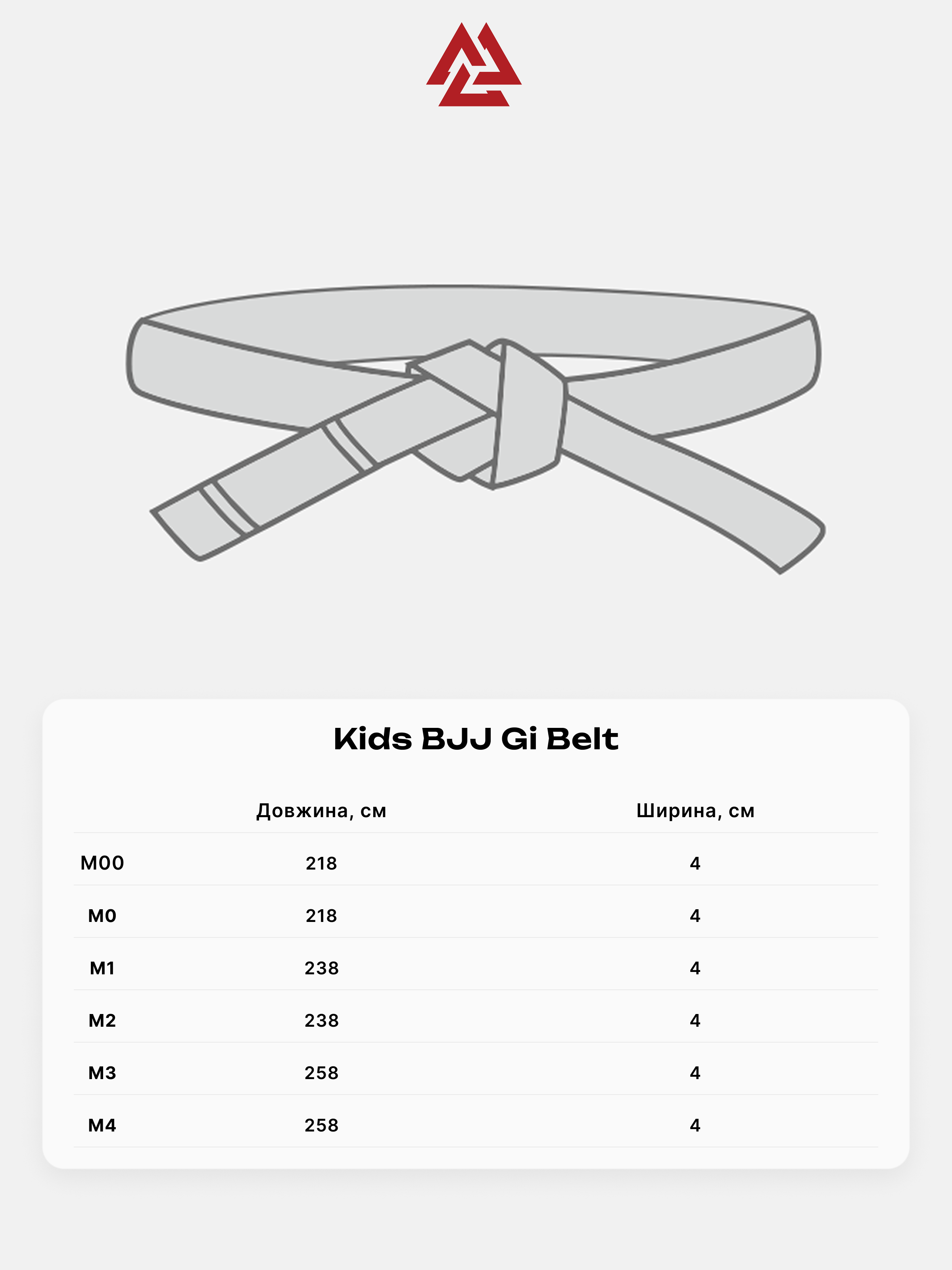 Kids BJJ Gi Belt Grey Black Stripe, Фото № 3