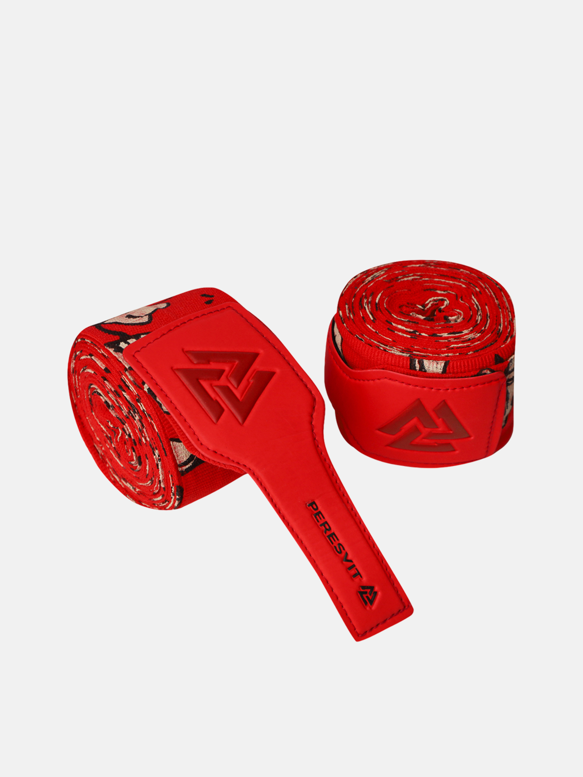 Teeth Printed Handwraps Red