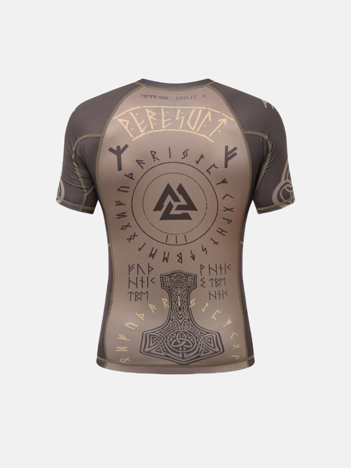 Valhalla Rashguard Short Sleeve Ash Brown, Фото № 2