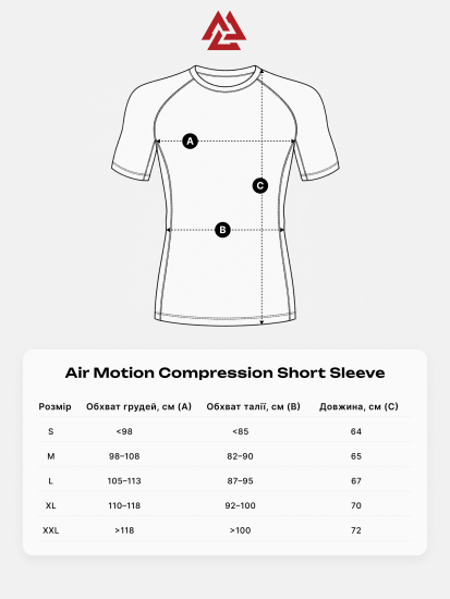Air Motion Short Sleeve Red Black, Фото № 5
