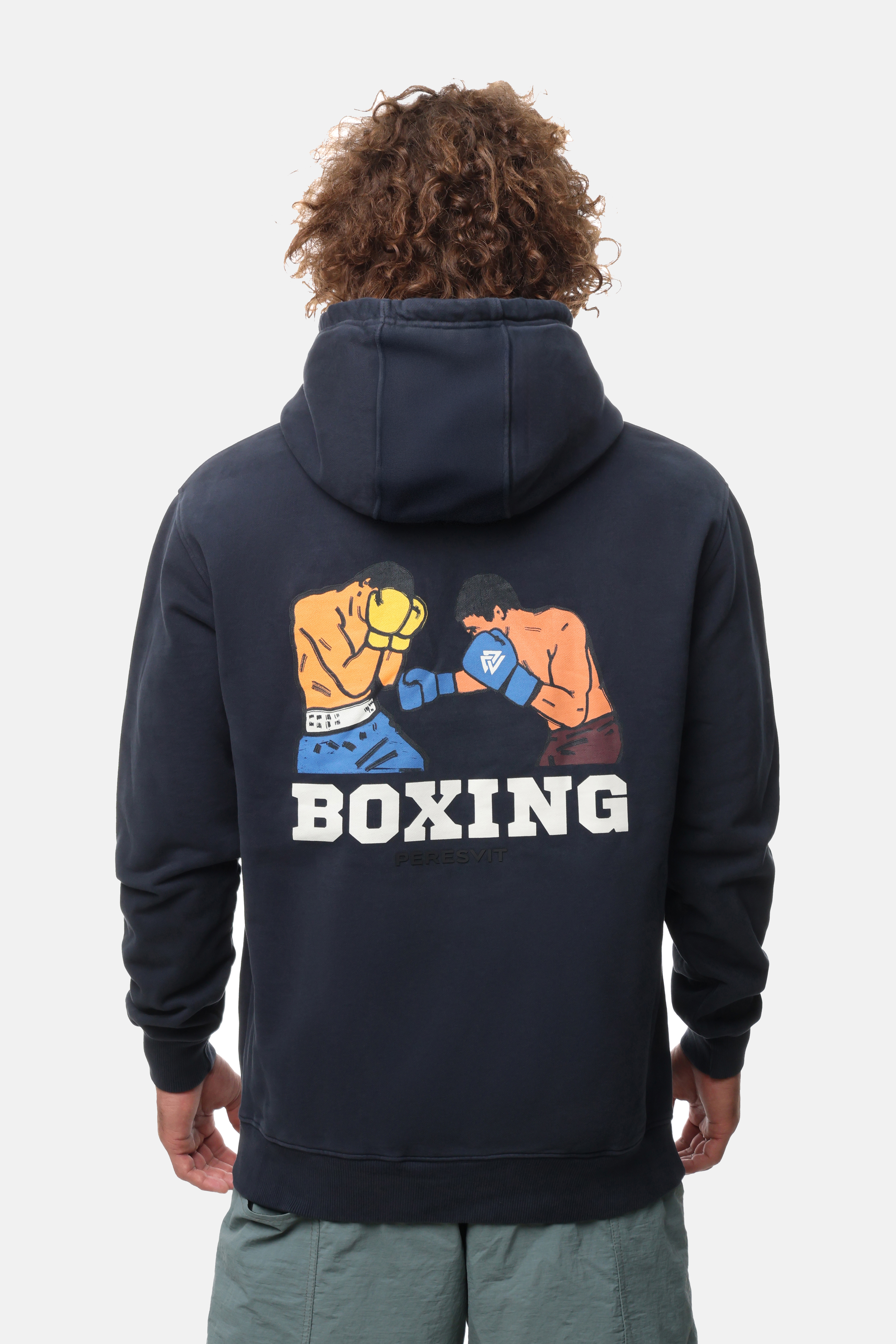 Peresvit Vibrant Boxing Hoodie Navy Blue