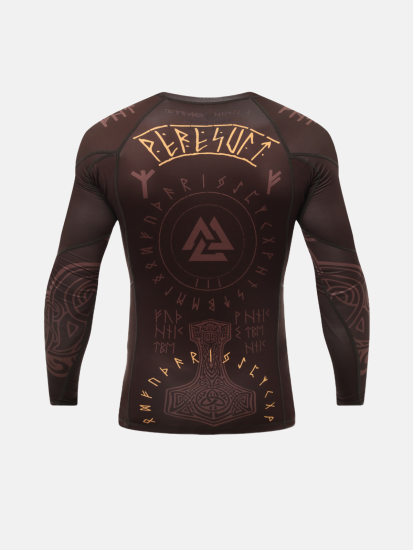 Valhalla Rashguard Long Sleeve Brute Brown, Фото № 2