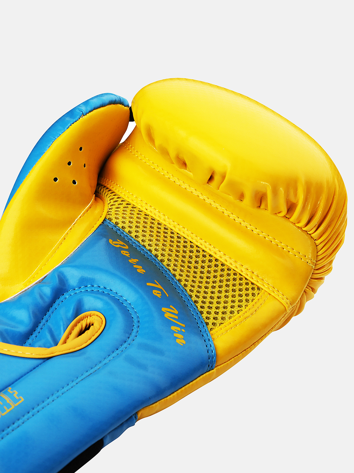 Peresvit Core Boxing Gloves Blue Yellow, Фото № 6