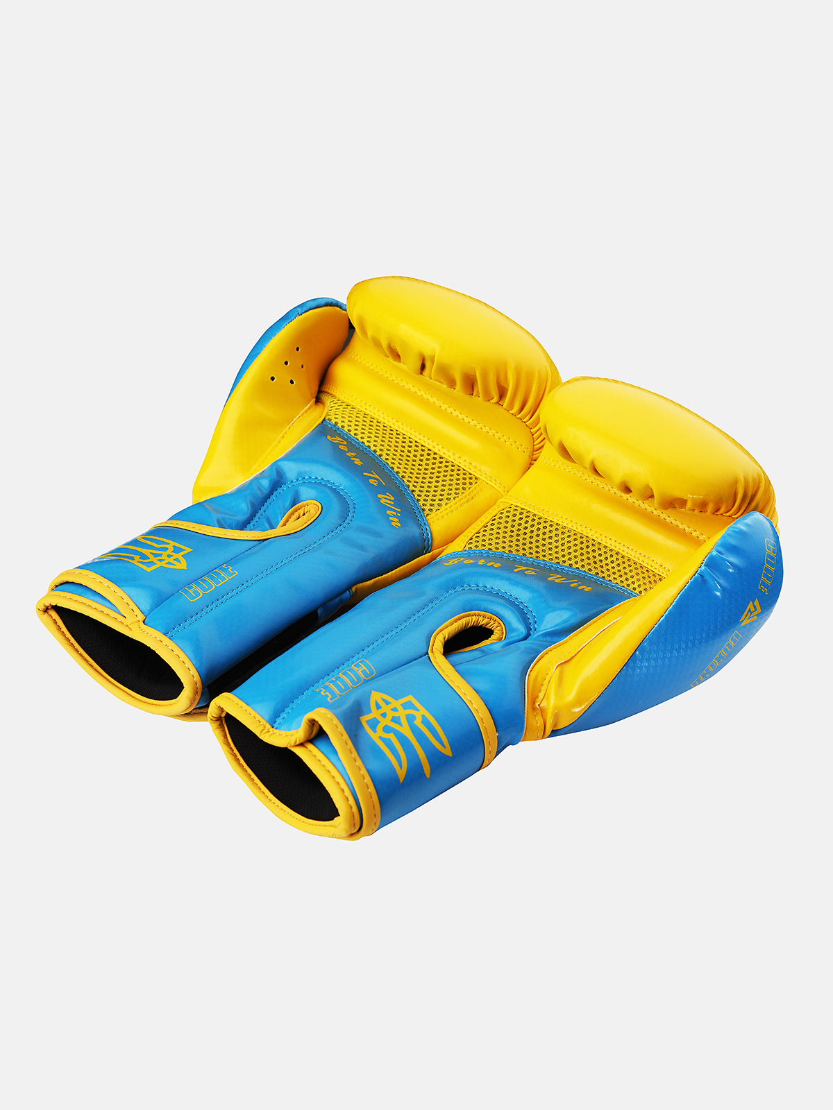 Peresvit Core Boxing Gloves Blue Yellow, Фото № 5