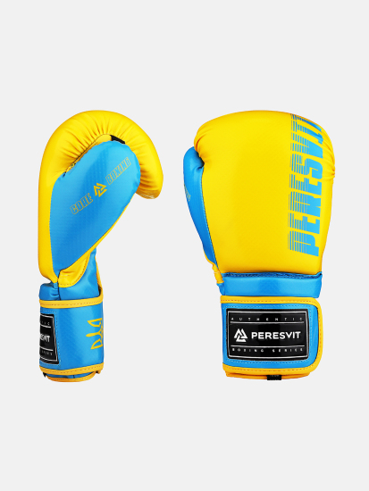 Peresvit Core Boxing Gloves Blue Yellow