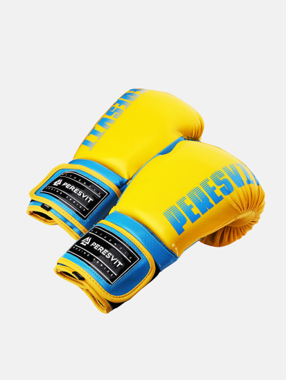 Peresvit Core Boxing Gloves Blue Yellow, Фото № 4