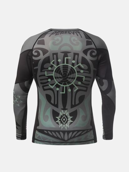 Peresvit Maori Long Sleeve Rashguard Black Military Green, Фото № 2