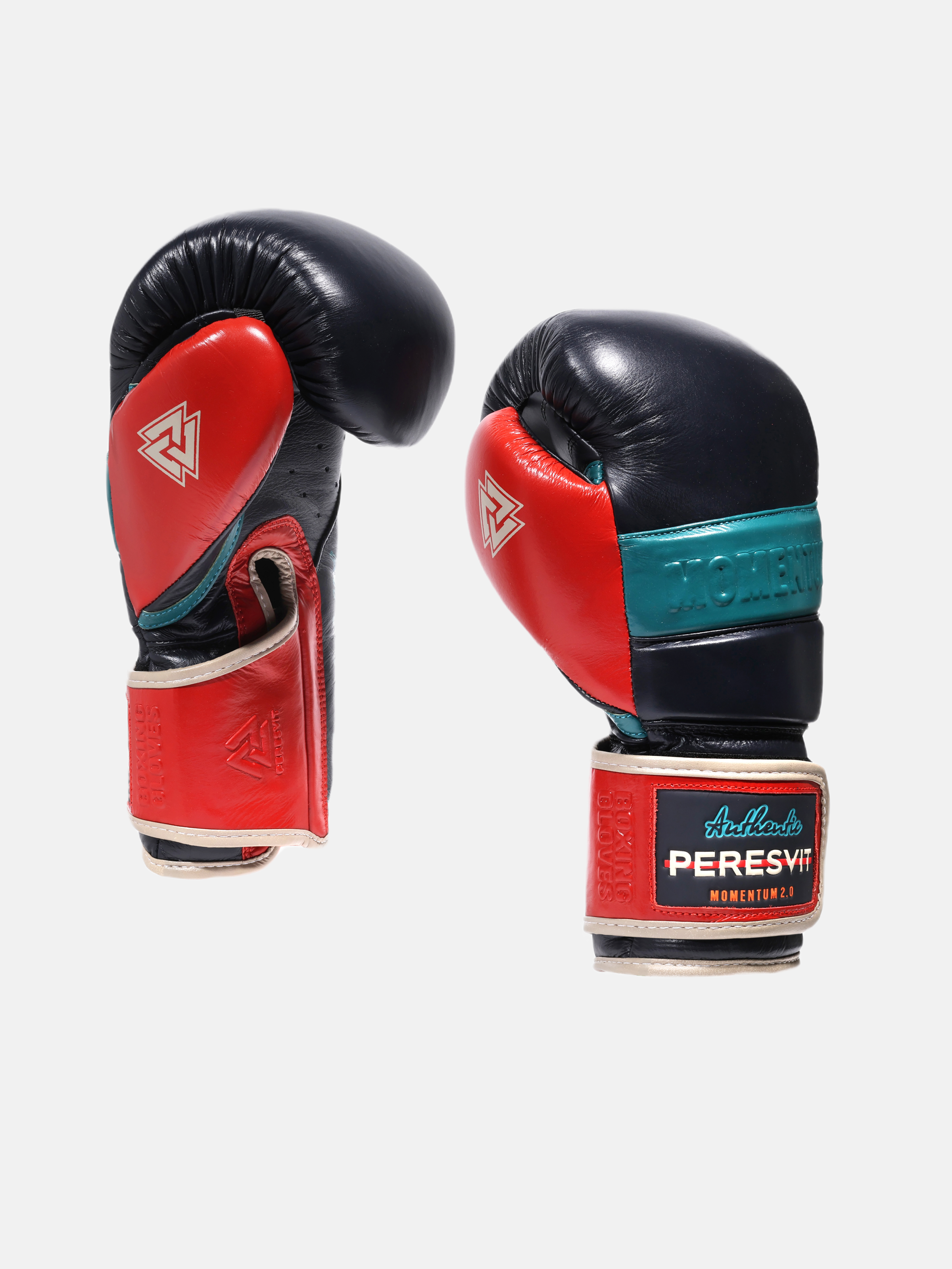 Momentum Leather Boxing Gloves Deep Blue, Фото № 3