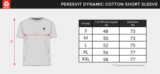 Peresvit Dynamic Cotton Short Sleeve T-shirt Sky Blue, Photo No. 3