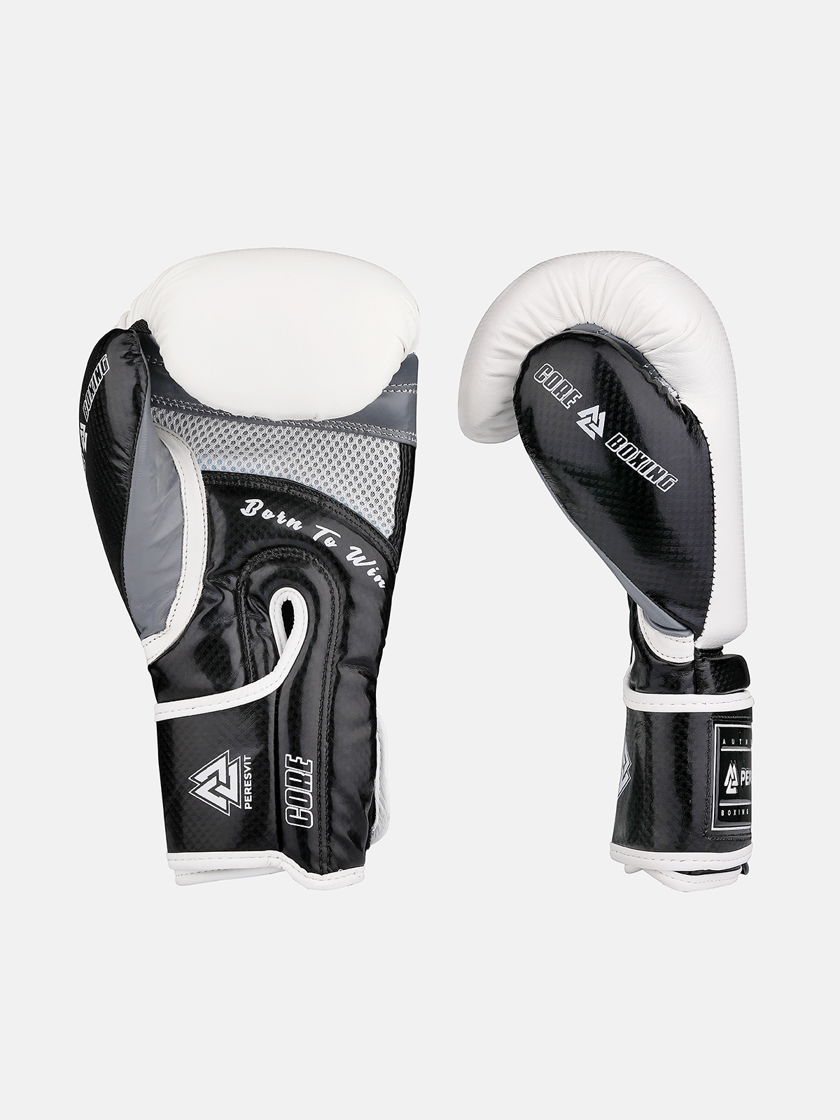 Peresvit Core Boxing Gloves White Black & Grey, Фото № 2