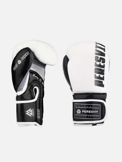 Peresvit Core Boxing Gloves White Black & Grey