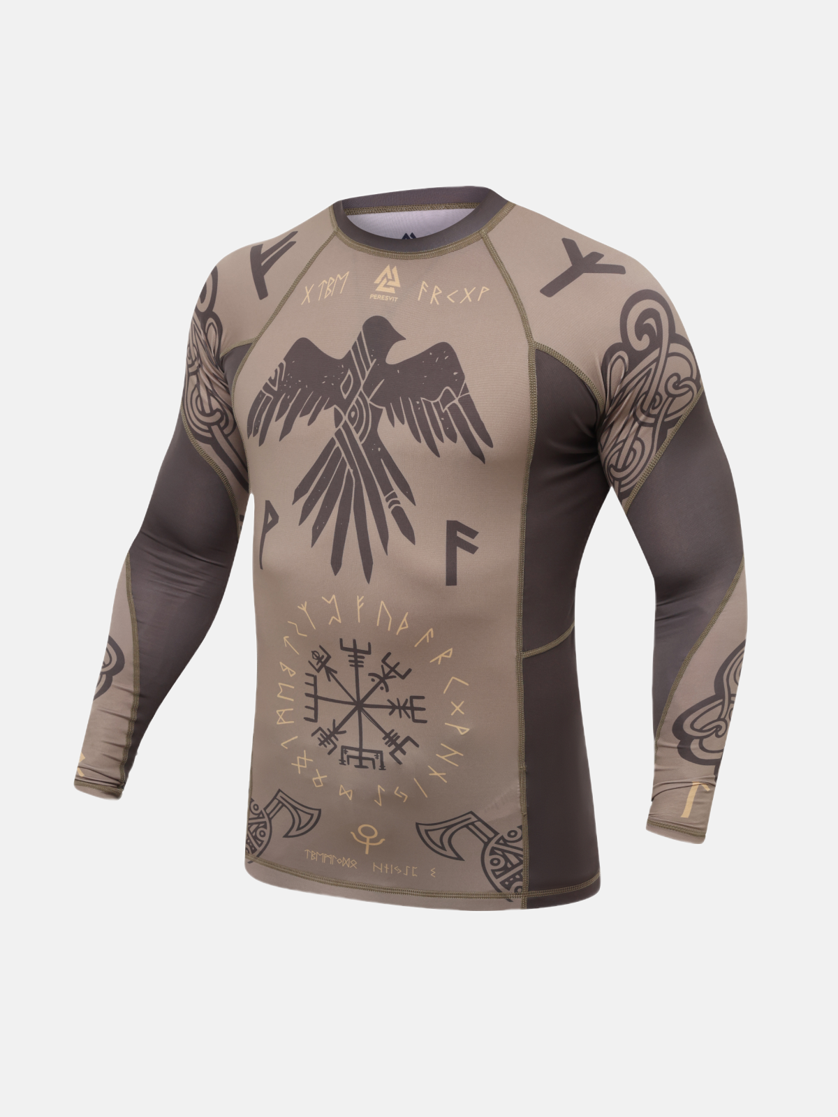 Valhalla Rashguard Long Sleeve Ash Brown, Фото № 3
