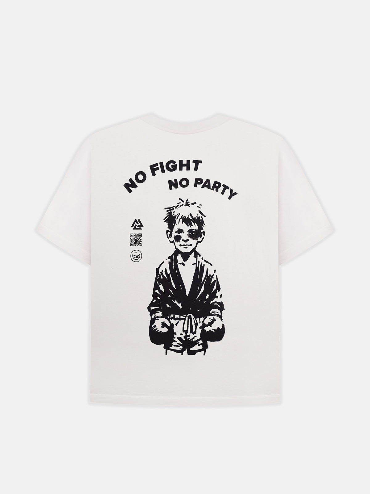 Peresvit No Fight No Party T-shirt White, Фото № 3