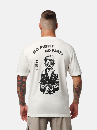 Peresvit No Fight No Party T-shirt White