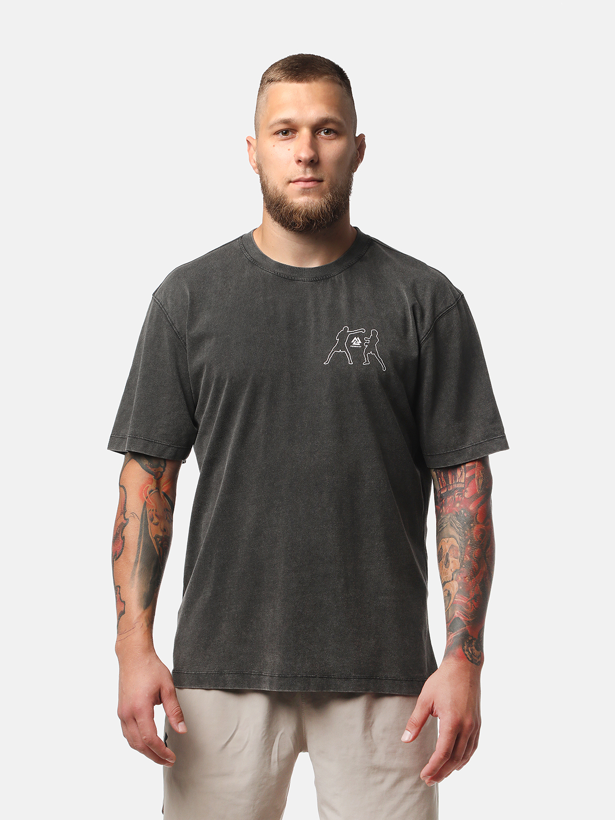 Peresvit Boxing Logo T-shirt Fade Out Wash