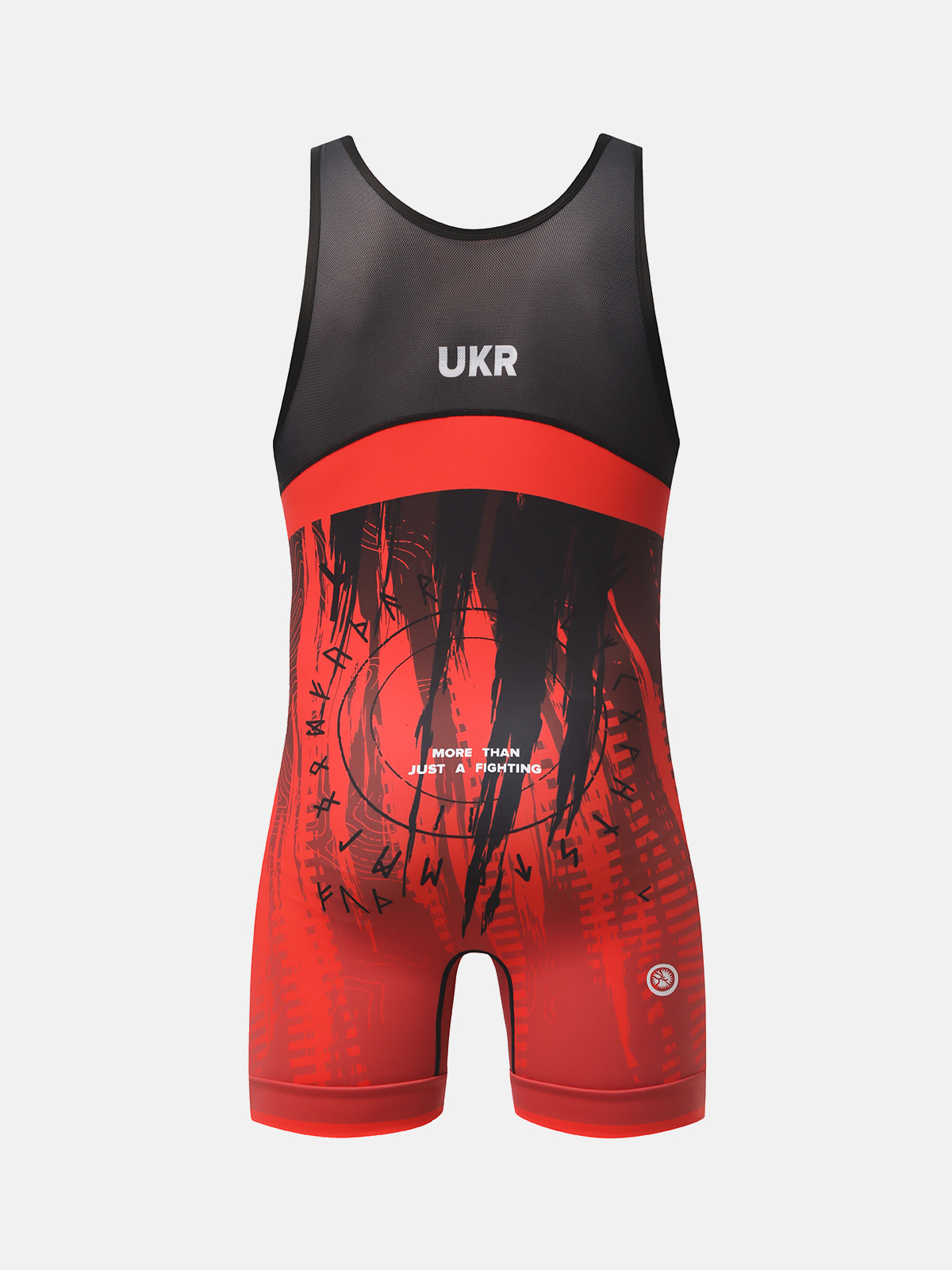 Peresvit Temper Adults Wrestling Singlet Red Black, Фото № 2