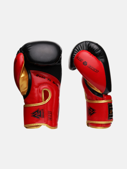 Peresvit Core Boxing Gloves Black Red Yellow, Фото № 2