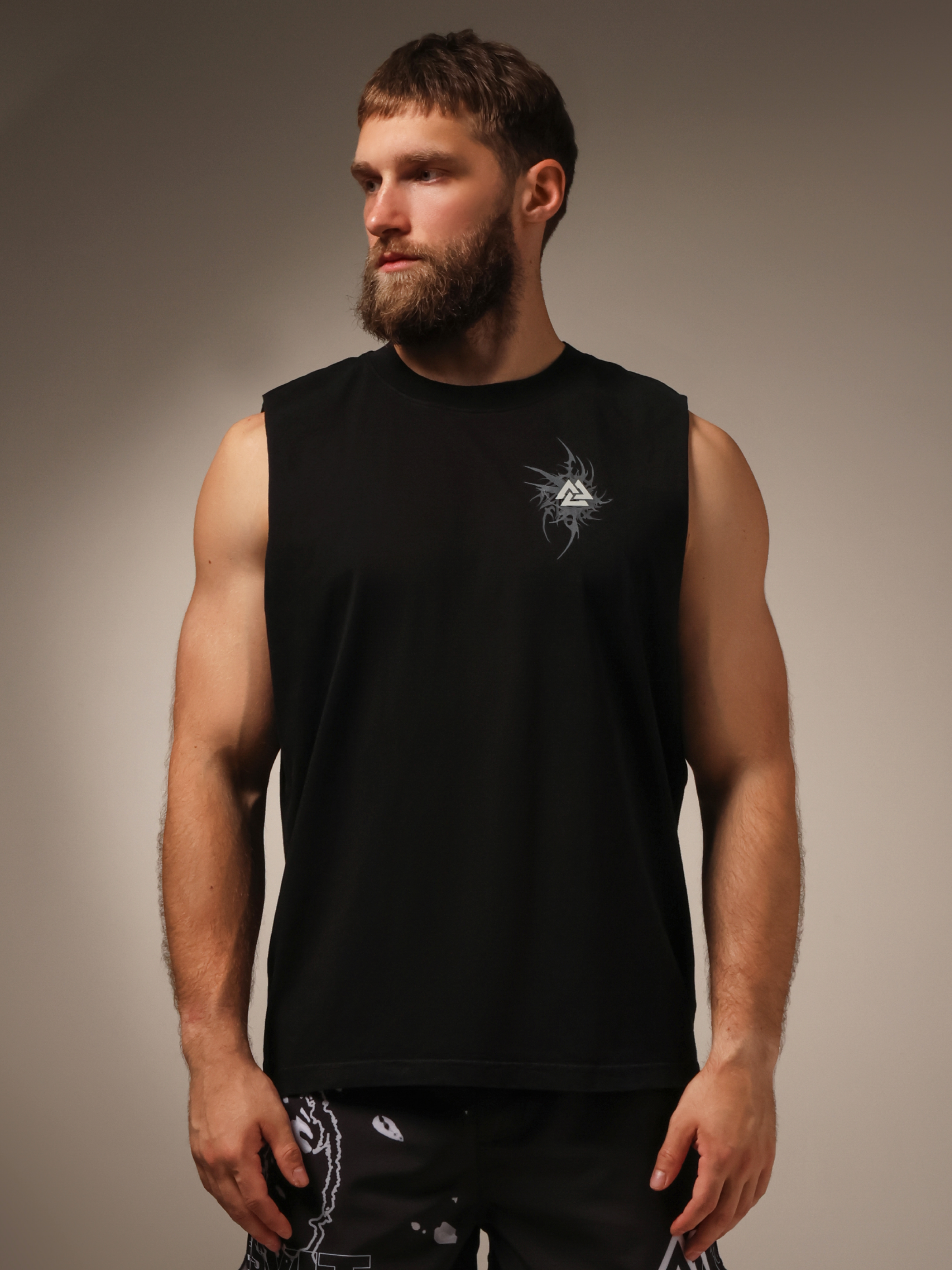 Sanskrit Tank Top Black, Photo № 2