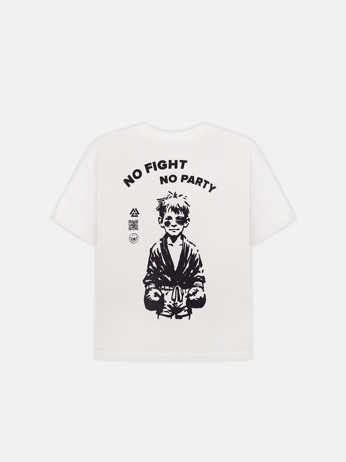 Peresvit Kids No Fight No Party T-shirt White