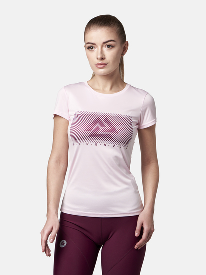 Peresvit Womens Core Training T-shirt Pink Print