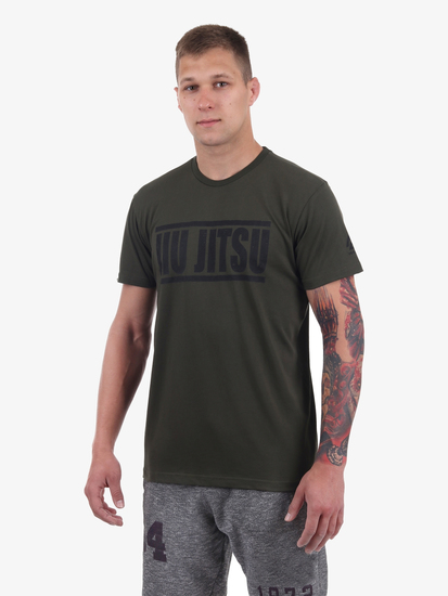 Peresvit Jiu-Jitsu T-Shirt Military Green, Photo No. 2