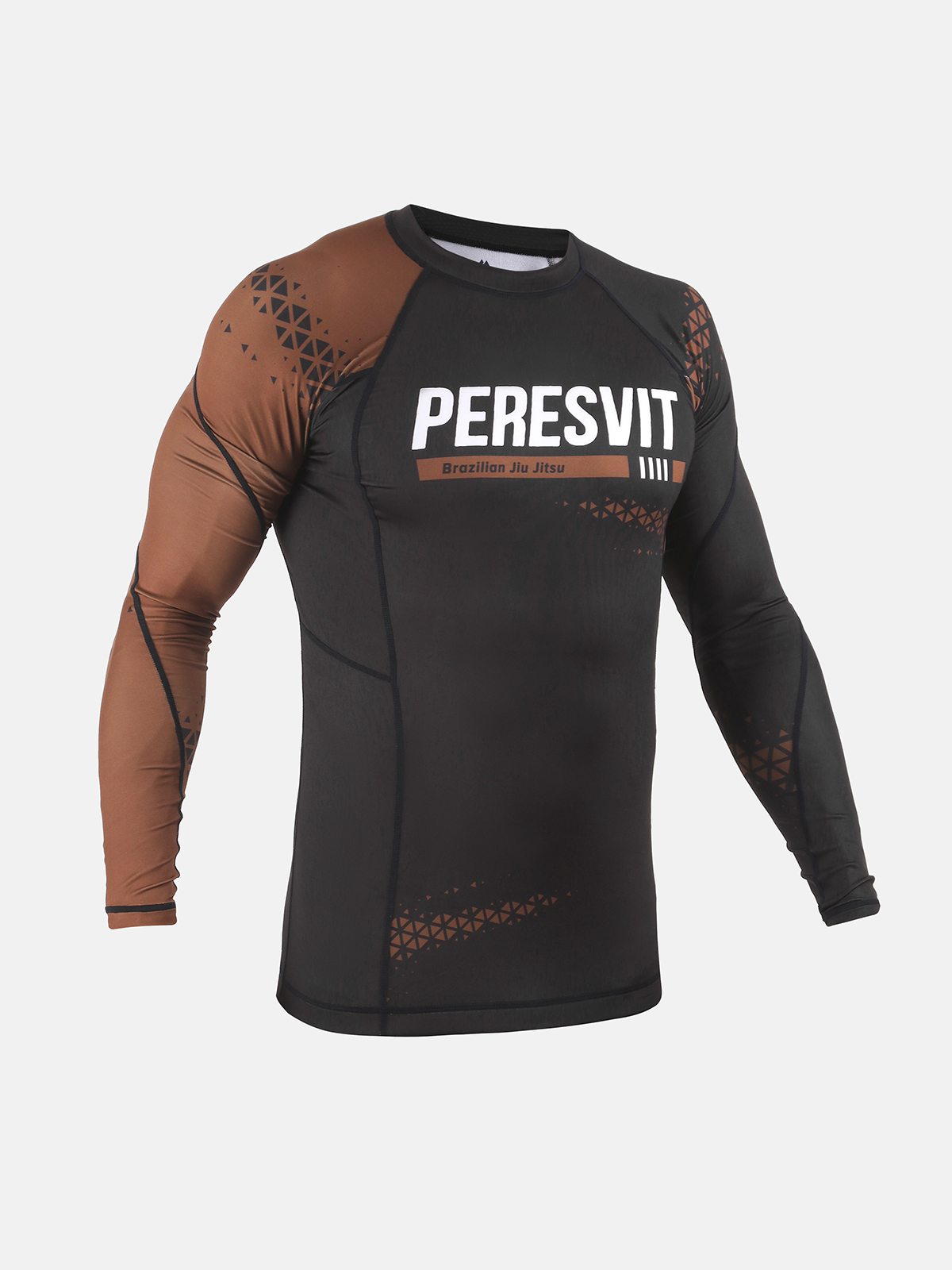 Peresvit Ranked Rashguard Longsleeve Brown, Photo No. 3