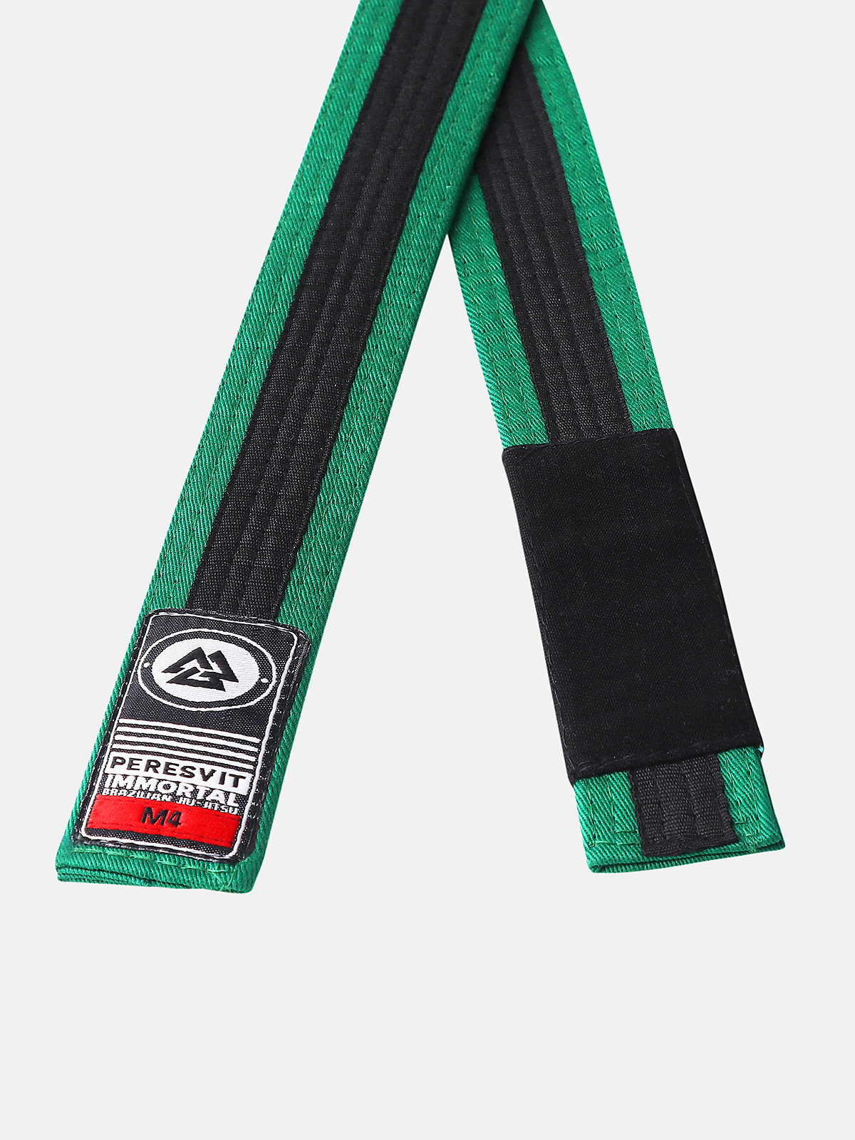 Kid's BJJ Gi Belt Green Black Stripe