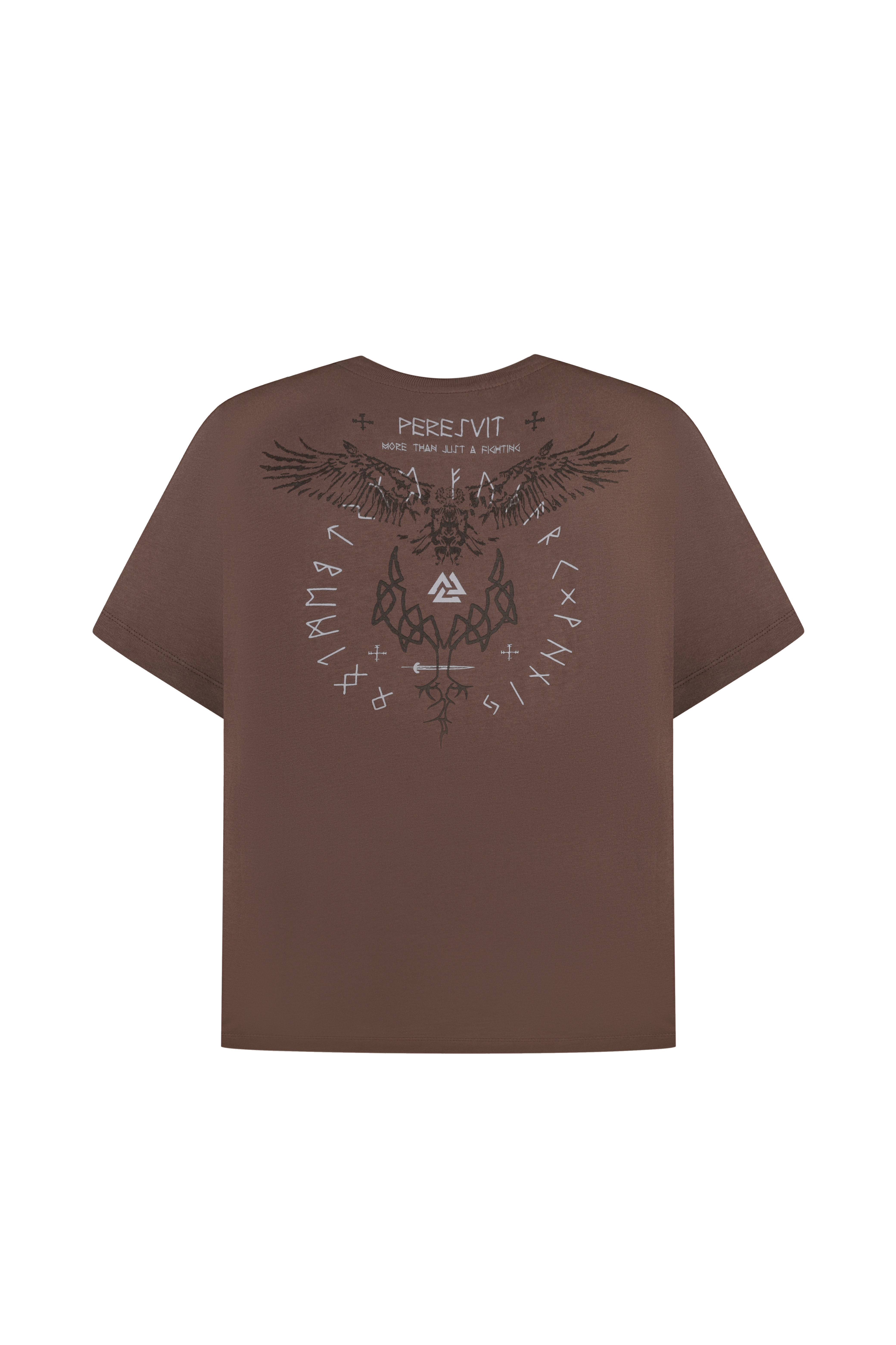 Peresvit Oversized Sacred Tree T-shirt Light Brown, Фото № 4