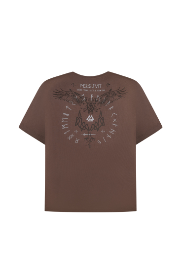 Peresvit Oversized Sacred Tree T-shirt Light Brown, Фото № 4