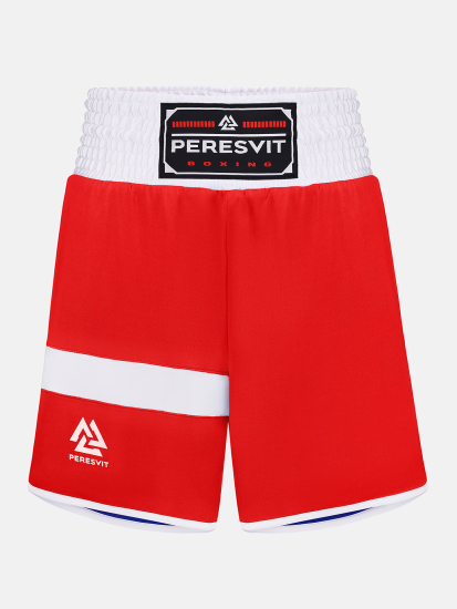 Peresvit Adult Reversible Boxing Short Red Blue