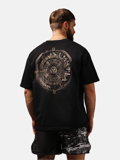Oversized Imprint T-shirt Roast Black