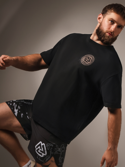 Oversized Imprint T-shirt Roast Black, Фото № 4