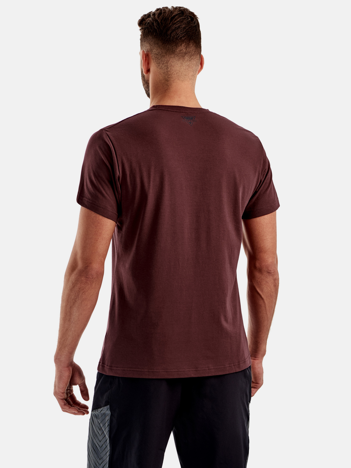 Peresvit Dynamic Cotton Short Sleeve T-shirt Maroon, Photo No. 2