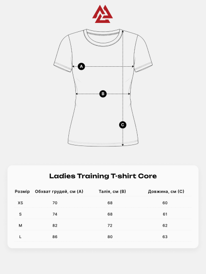 Core Ladies Training T-shirt Sky Print, Фото № 3