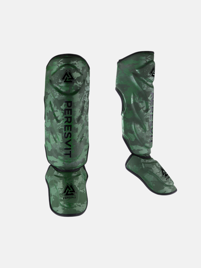 Peresvit Flame Shinguards Military Green Camo