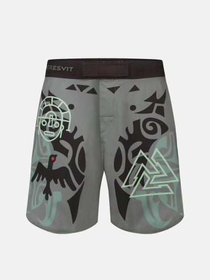 Peresvit Maori MMA Shorts Black Military Green, Фото № 3