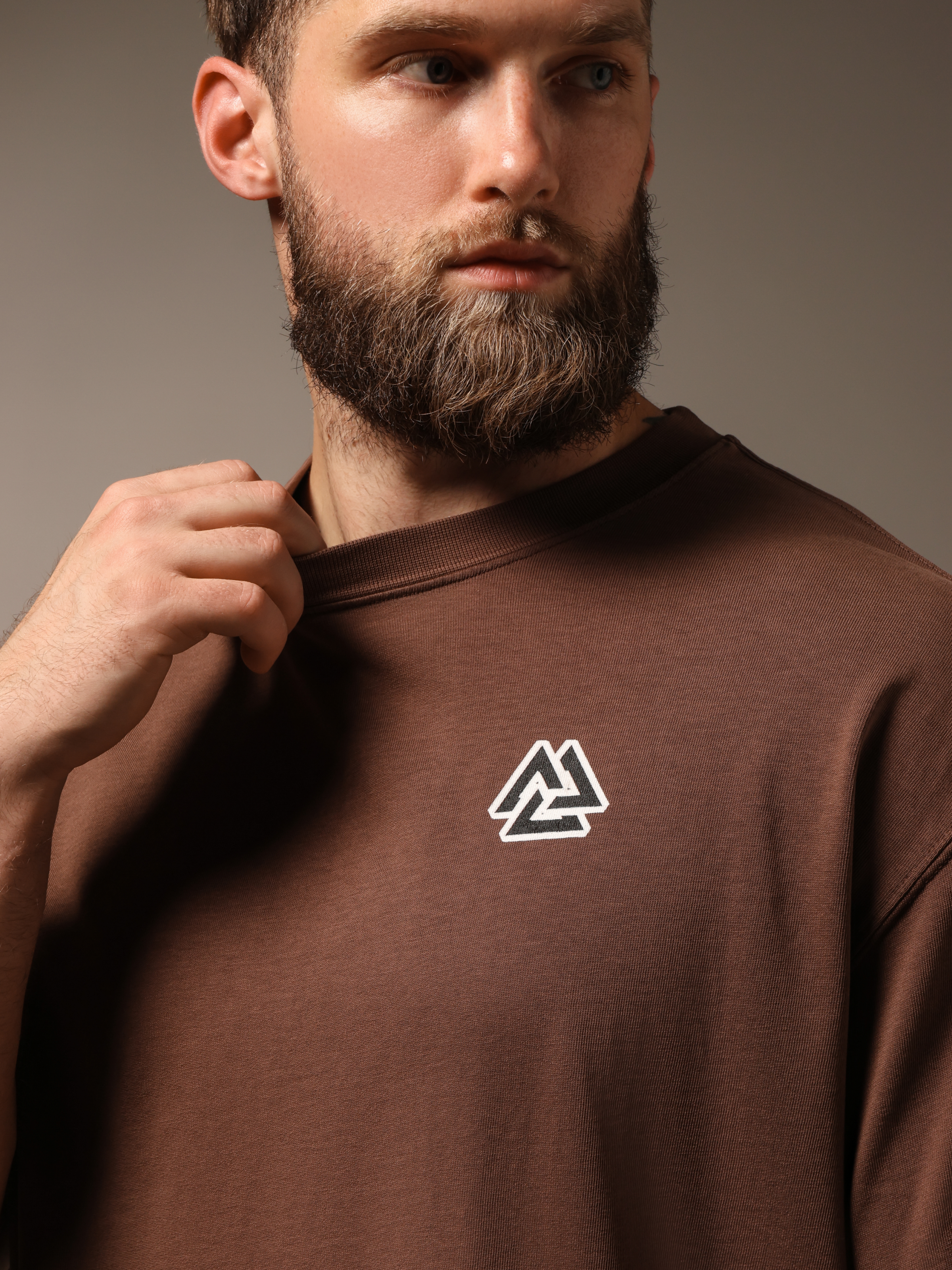Oversized St. Sebastian T-shirt Umber, Фото № 4