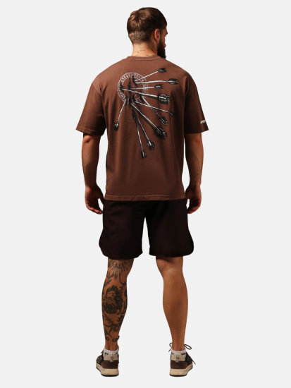 Oversized St. Sebastian T-shirt Umber