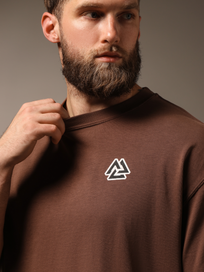 Oversized St. Sebastian T-shirt Umber, Фото № 4